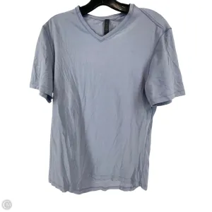Athletic Top Short Sleeve By Lululemon In Blue, Size: S