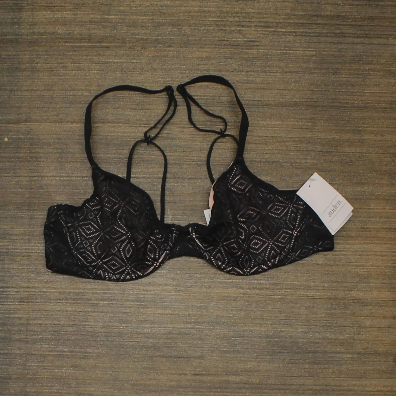 Auden Women's Unlined Molded Lace Bra