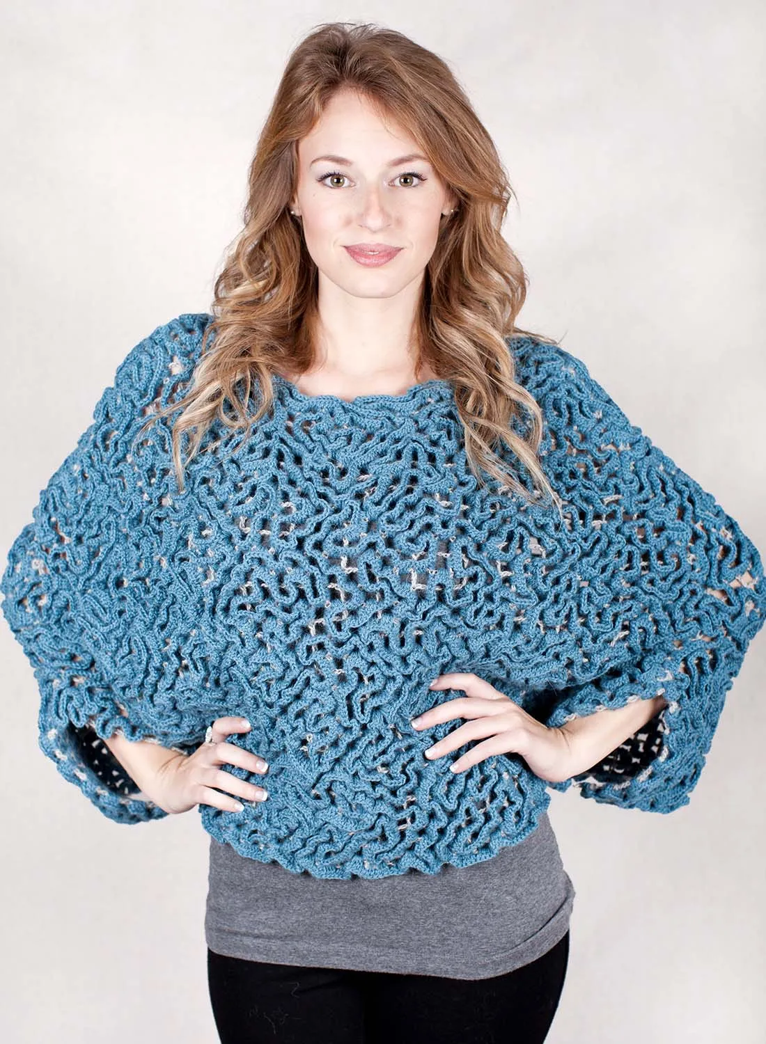 Baby Alpaca Sweater / Azul
