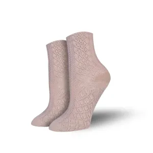 Bambukas Womens Bamboo Blush Textured Socks
