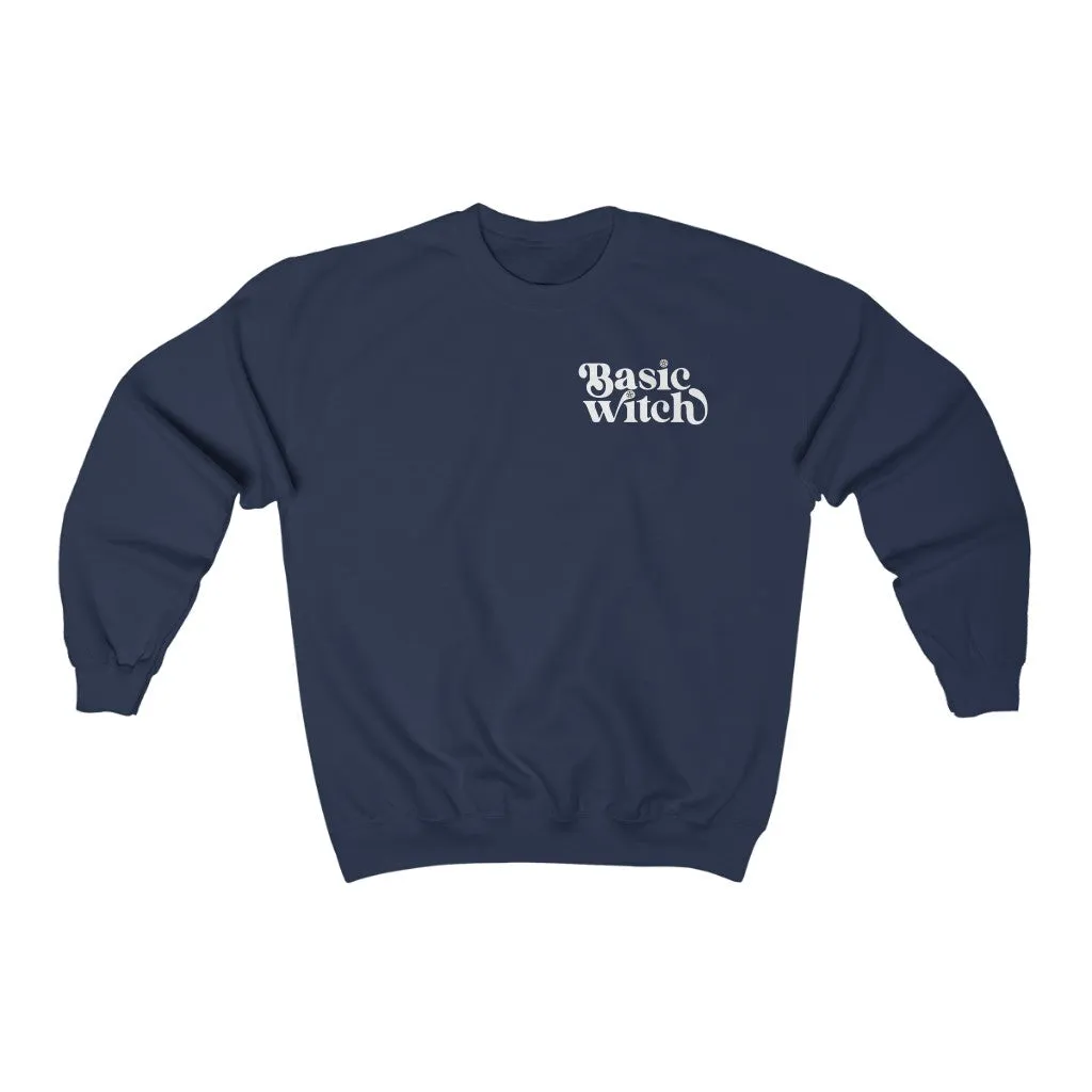 Basic Witch Sweatshirt | Unisex Long Sleeve Warm Shirt Mens Womens