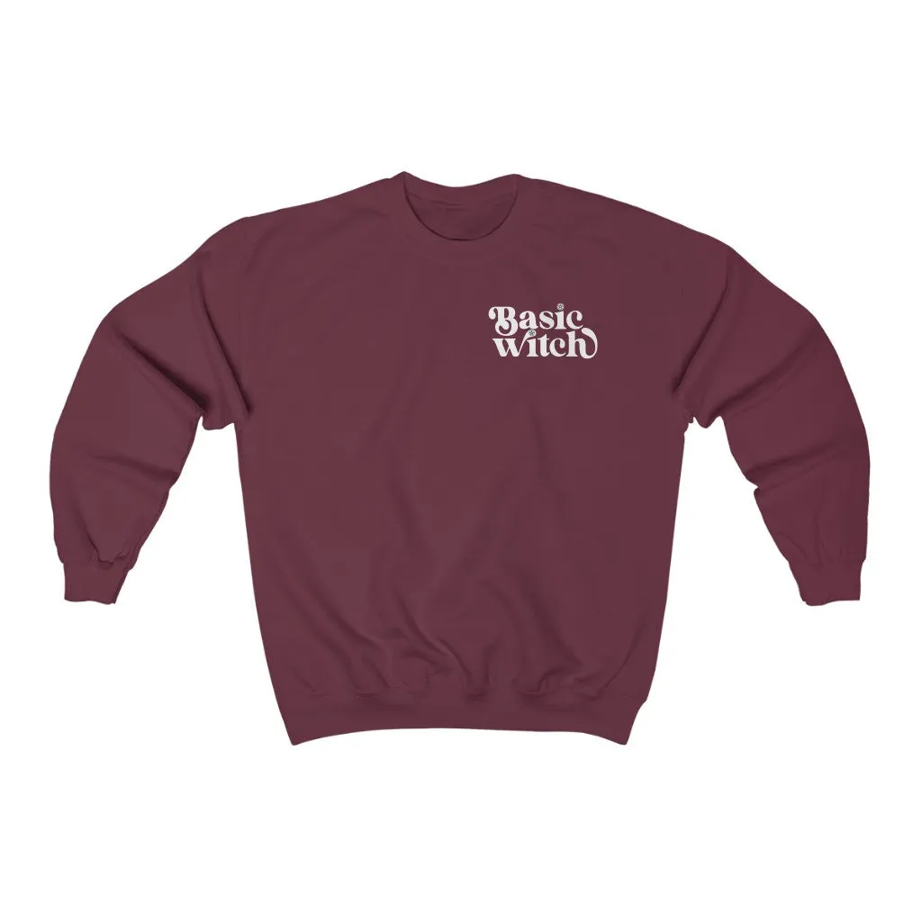 Basic Witch Sweatshirt | Unisex Long Sleeve Warm Shirt Mens Womens