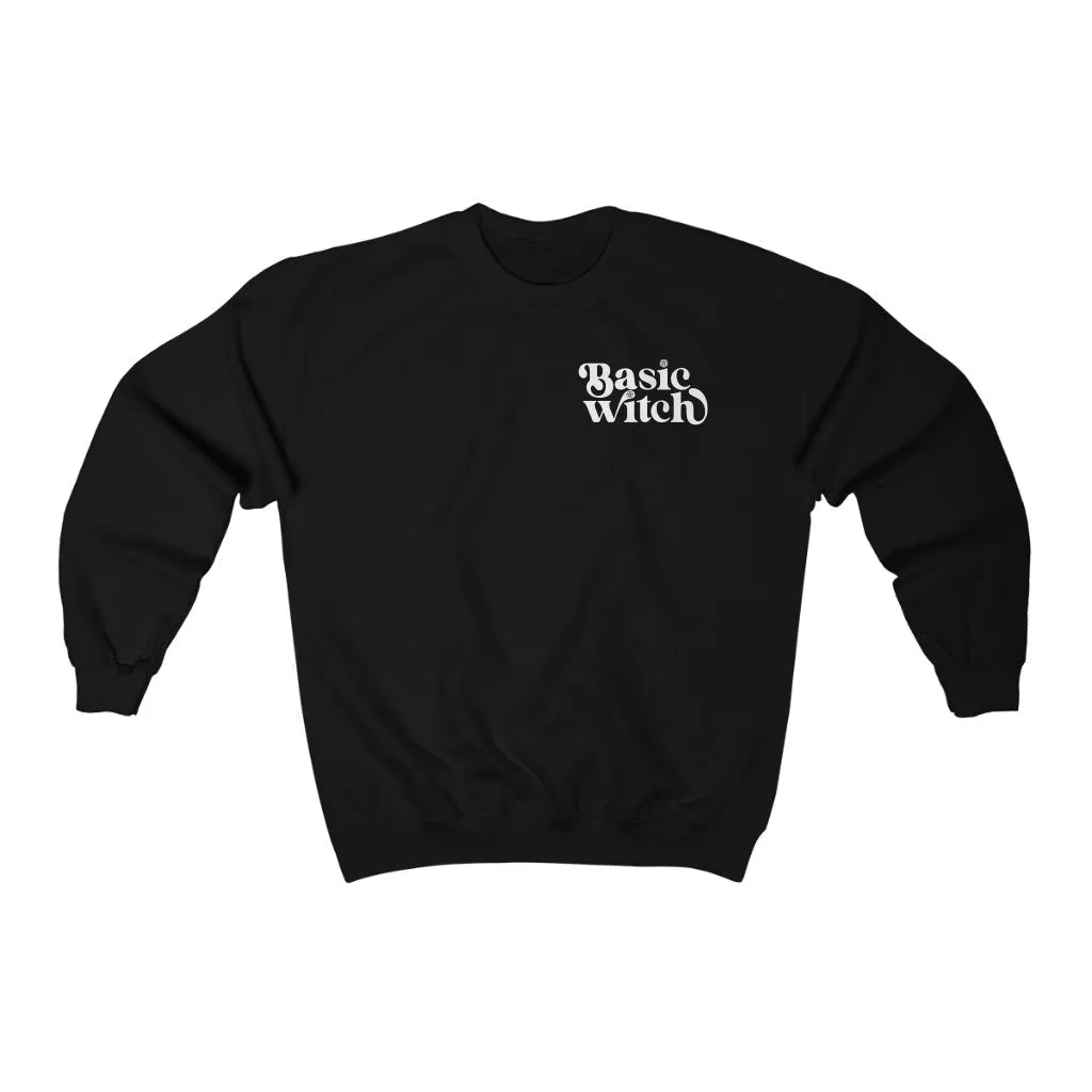 Basic Witch Sweatshirt | Unisex Long Sleeve Warm Shirt Mens Womens