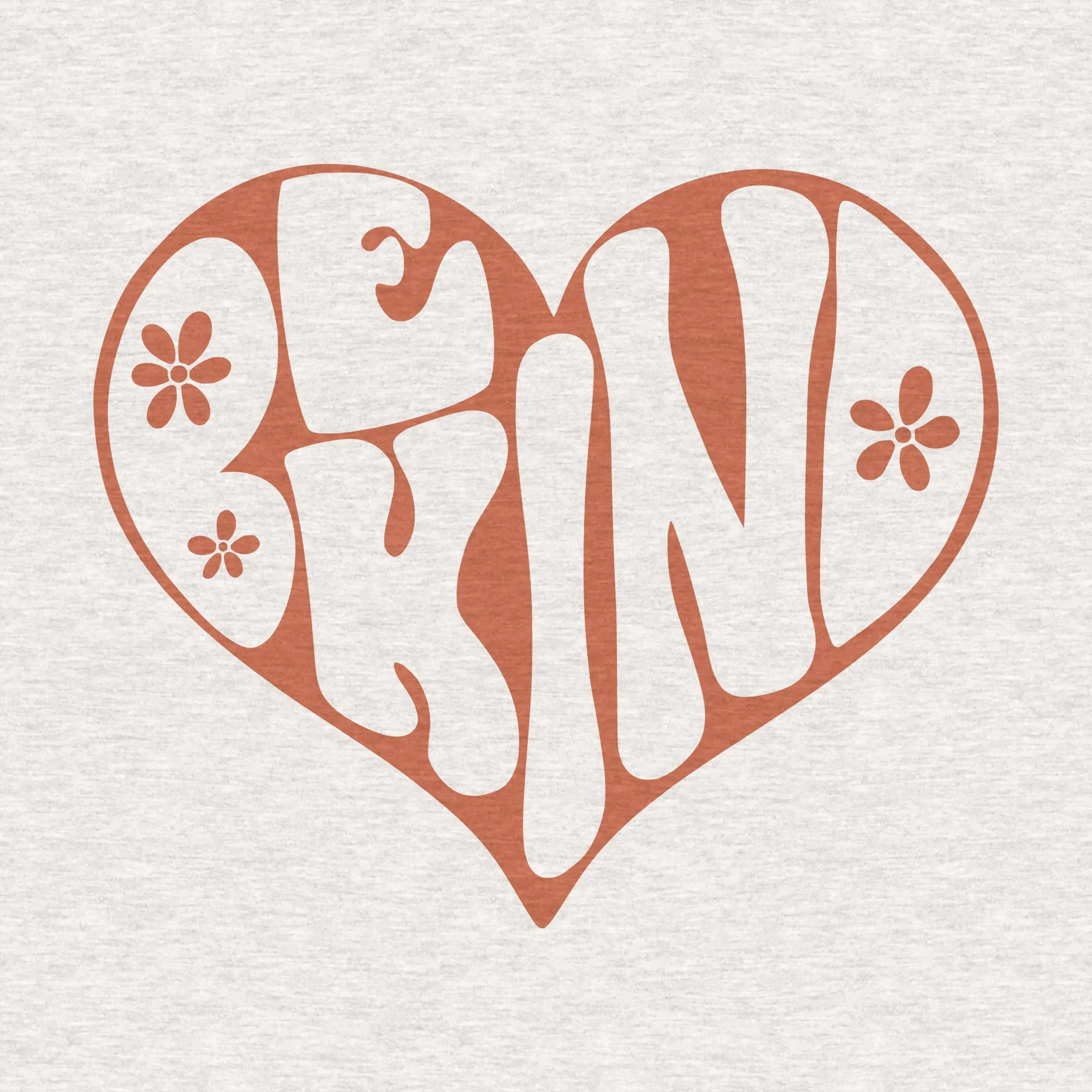 Be Kind Heart - Women's Relaxed Cotton/Poly Tee