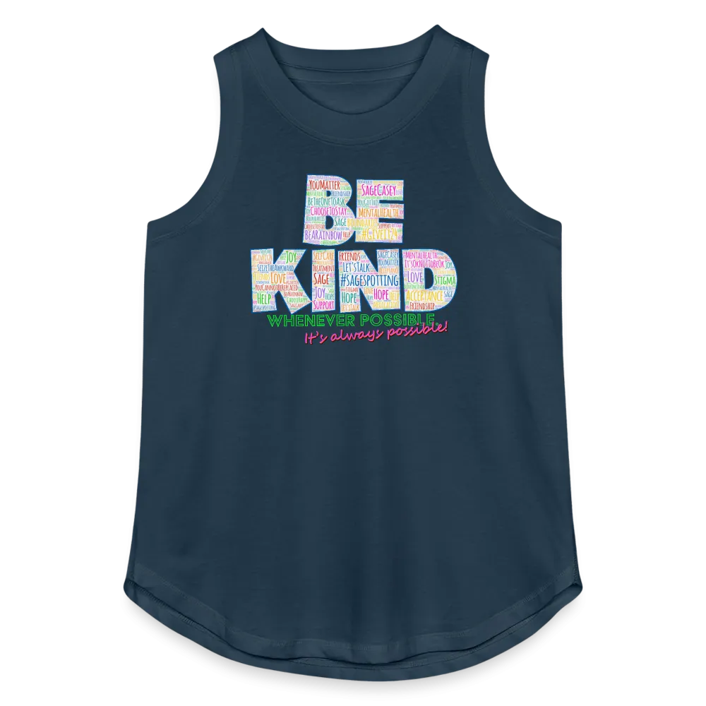 *BE KIND* Women's Cut Relaxed Tank Top