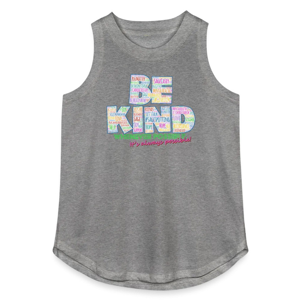 *BE KIND* Women's Cut Relaxed Tank Top
