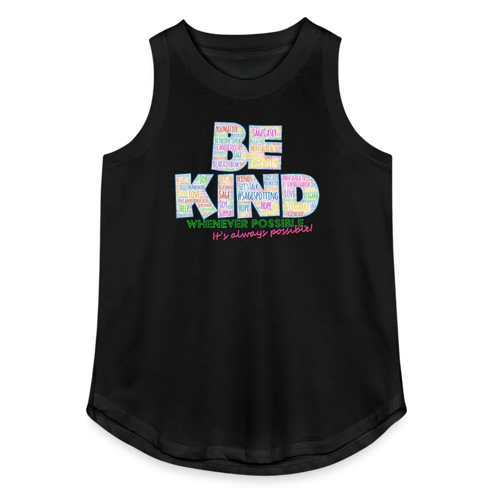 *BE KIND* Women's Cut Relaxed Tank Top
