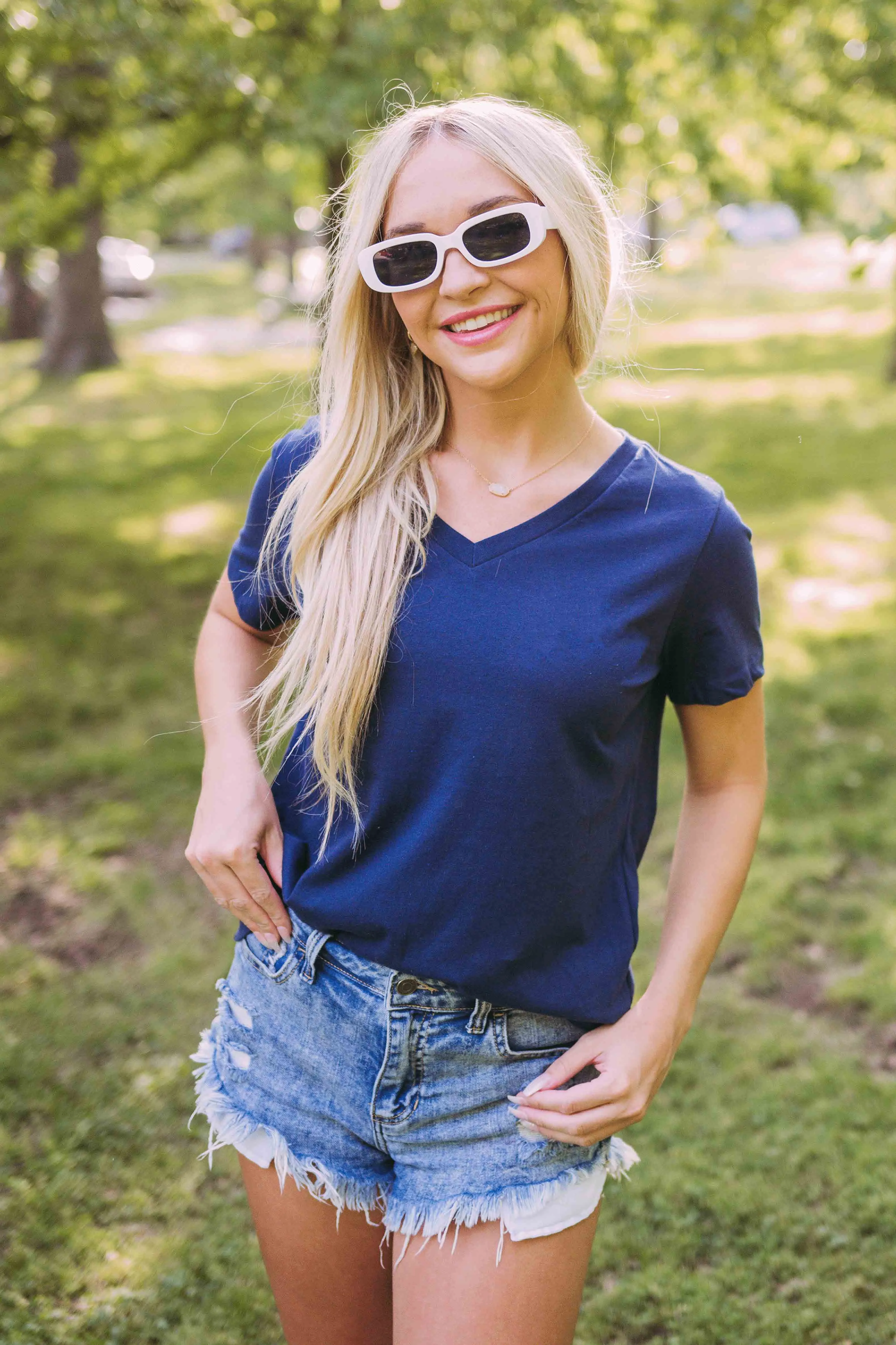 Bella Women’s Relaxed Jersey V-Neck Tee