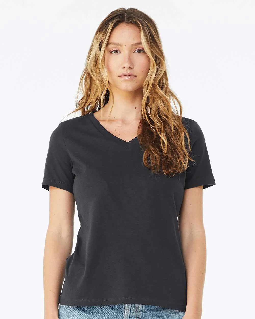 Bella Women’s Relaxed Jersey V-Neck Tee