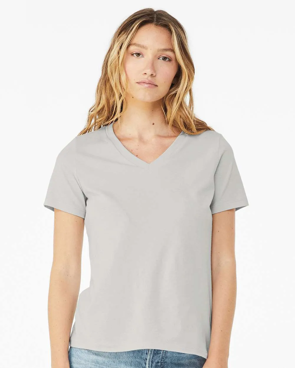 Bella Women’s Relaxed Jersey V-Neck Tee