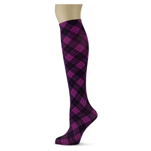 Bias Rex on Magenta Knee Highs