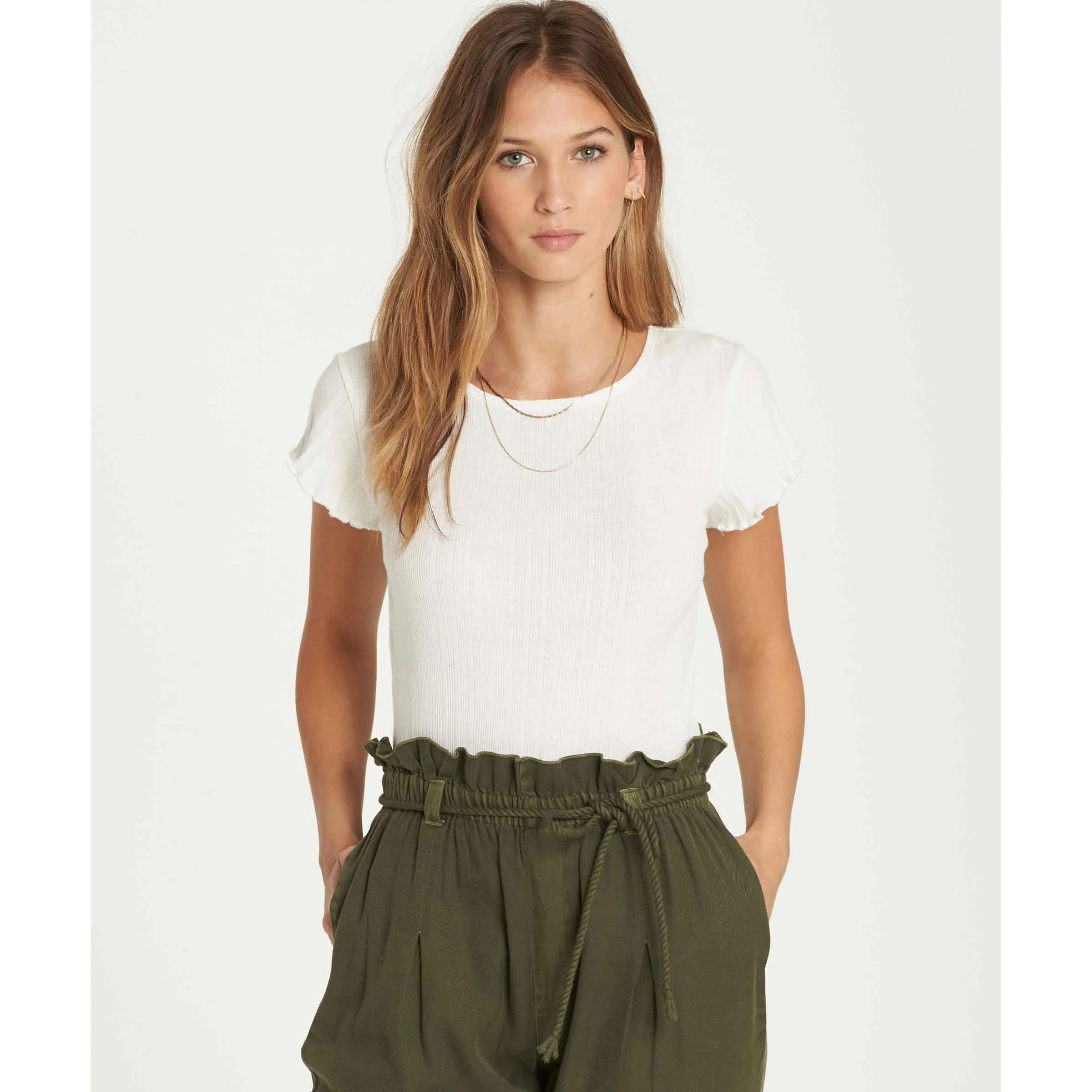 Billabong Women's Secret Love Tee | Black, Cool Wip