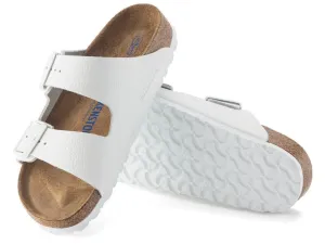 Birkenstock: Arizona SFB in White Leather