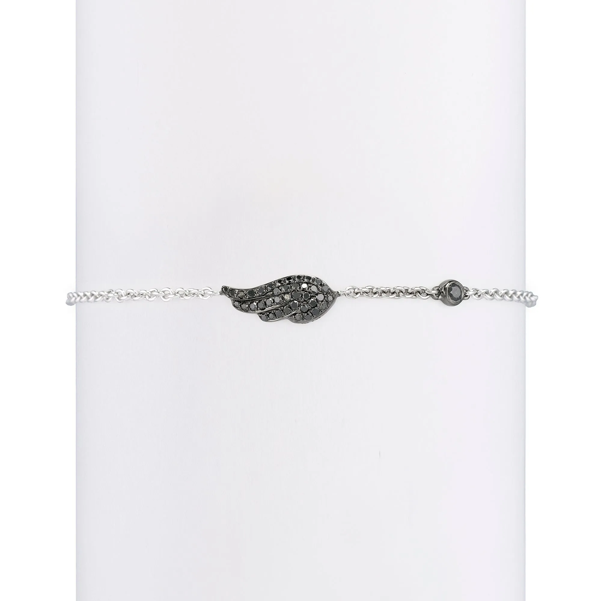Black Diamond Baby Wing Bracelet