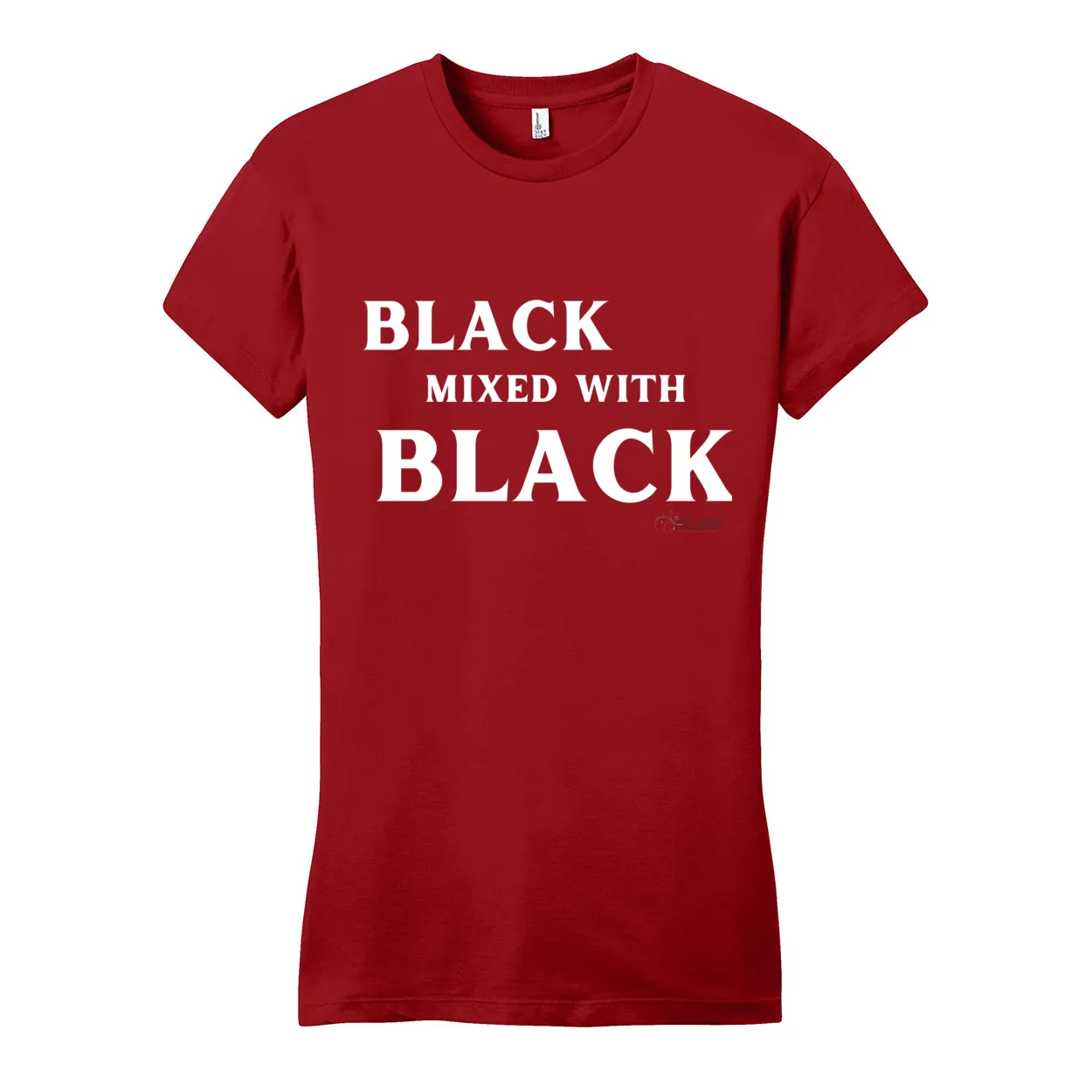 Black Mixed With Black - District Women's Fitted Very Important Tee
