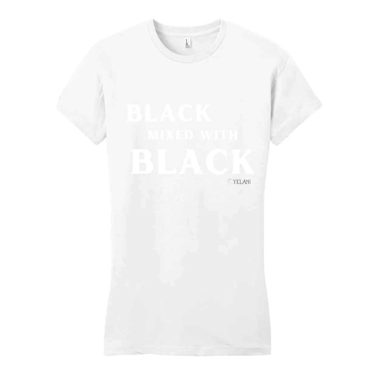 Black Mixed With Black - District Women's Fitted Very Important Tee