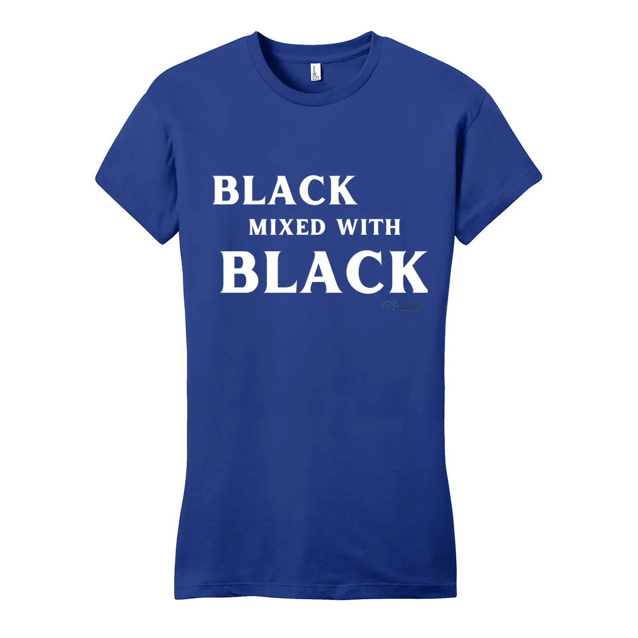 Black Mixed With Black - District Women's Fitted Very Important Tee
