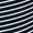 Black Striped Shoulder Padded Top