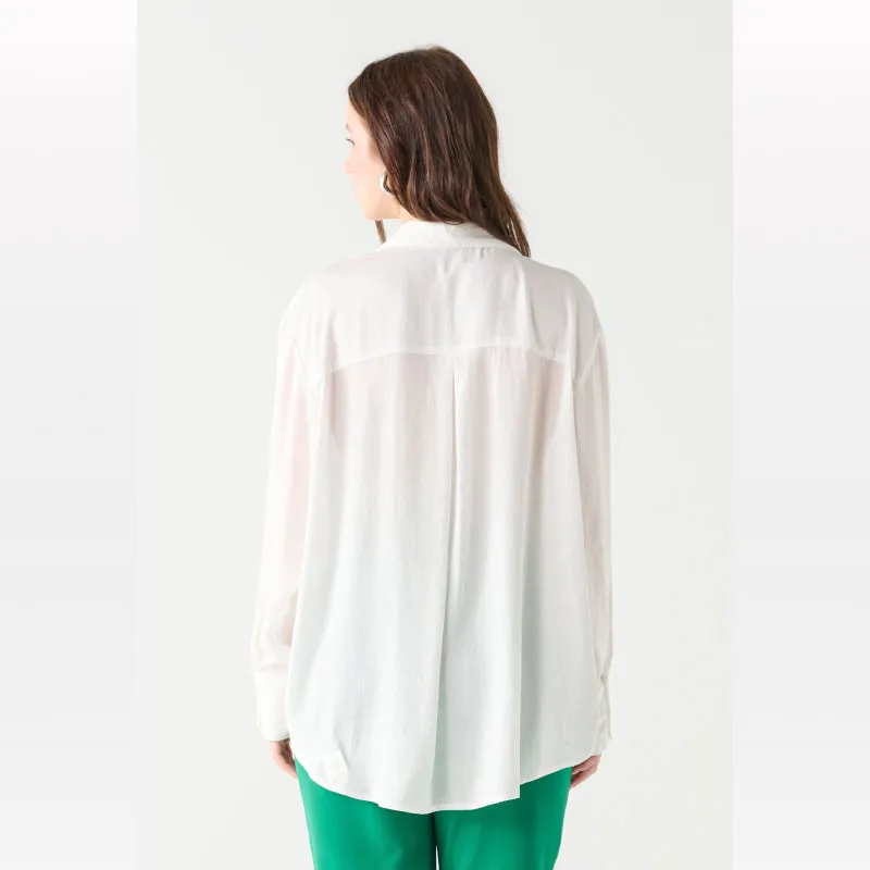 Black Tape Textured Blouse