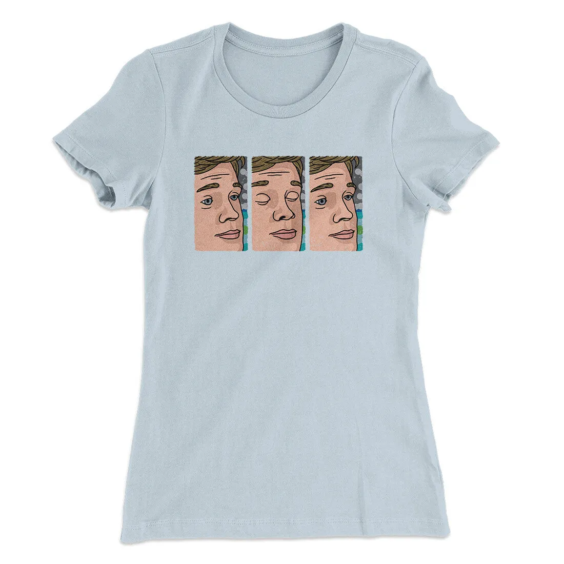 Blinking Guy Meme Funny Women's T-Shirt