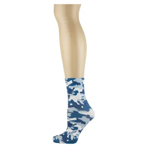 Blue Camo Anklets