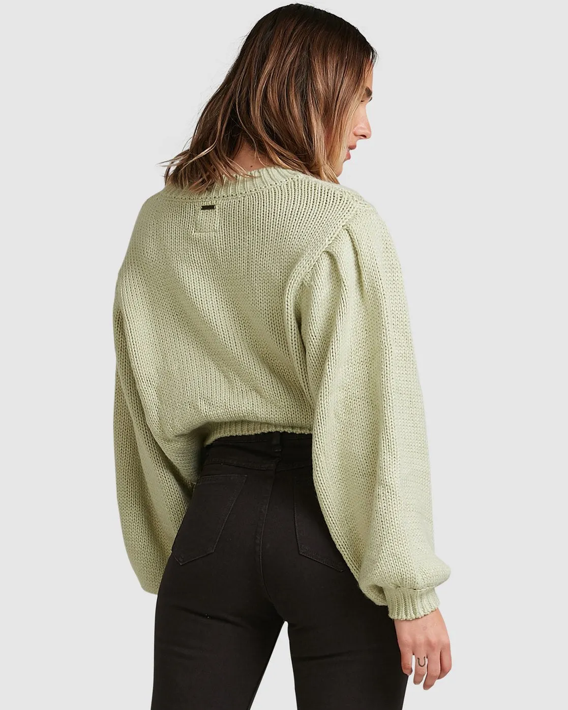 Bluesday Cable Knit Crew