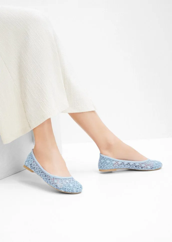 Bodyflirt ballet flats, blue