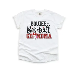 Boujee Baseball Grandma - Comfort Colors Adult Tee