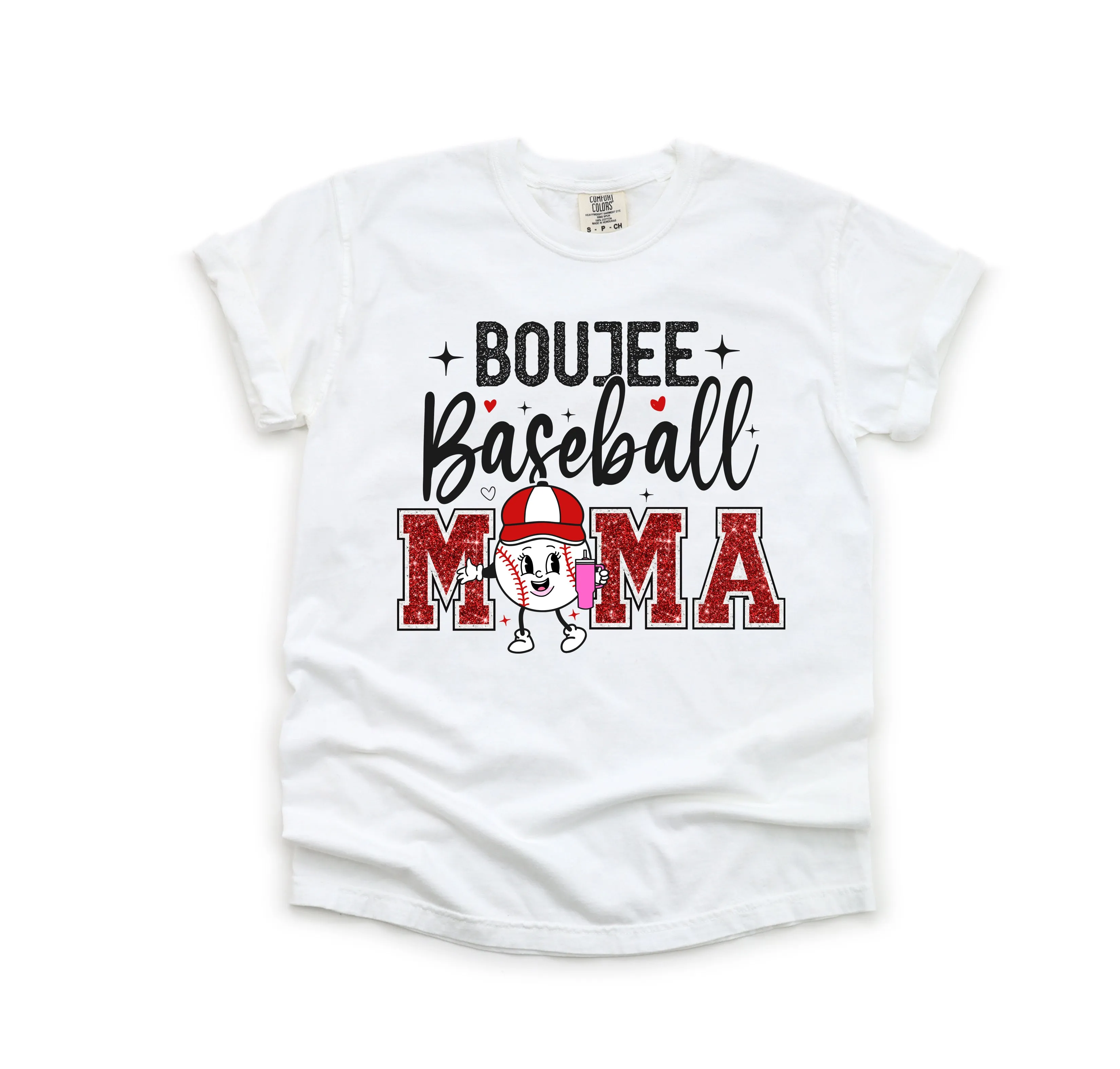 Boujee Baseball Mama - Comfort Colors Adult Tee