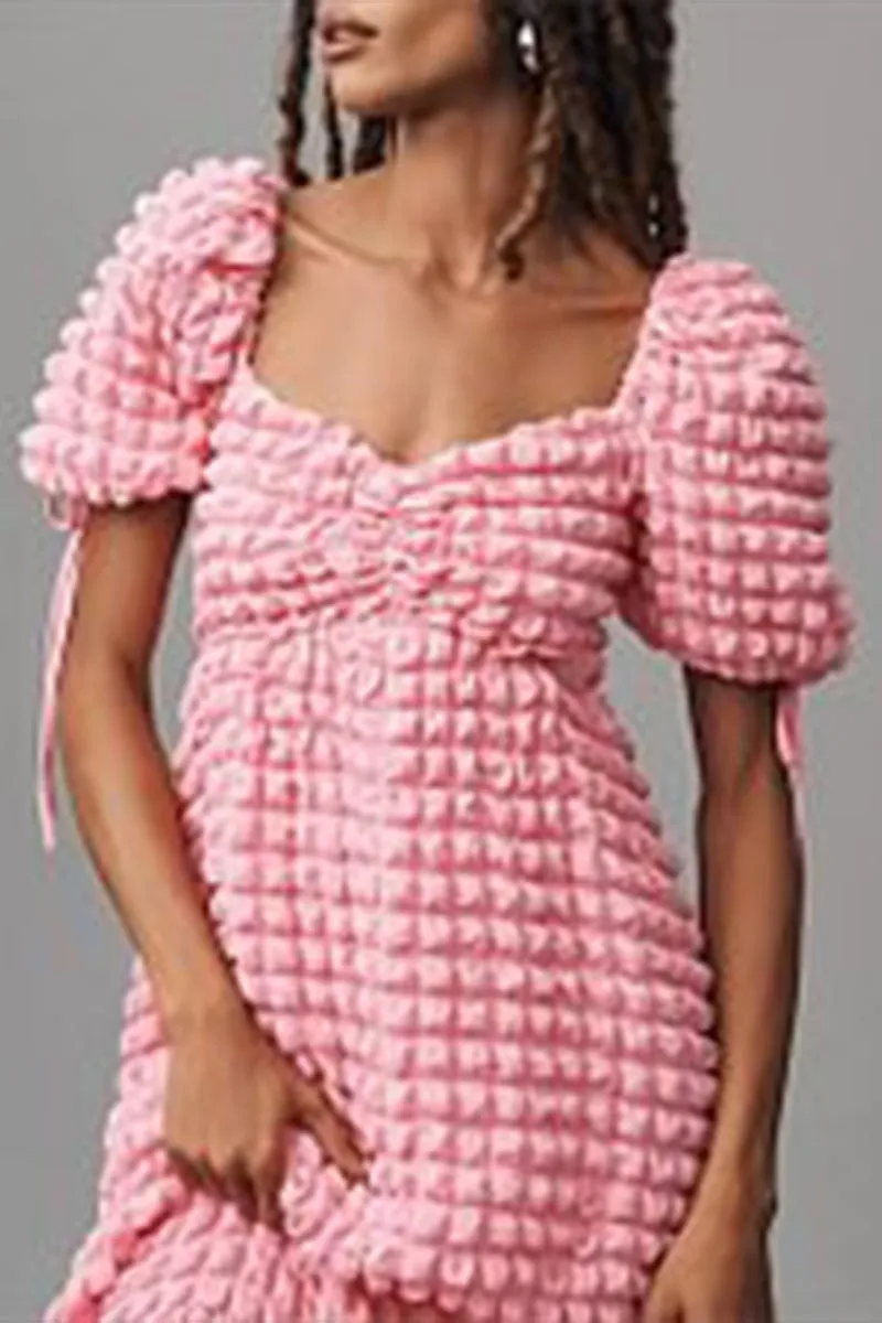 BR3303 Bubble Midi Dress