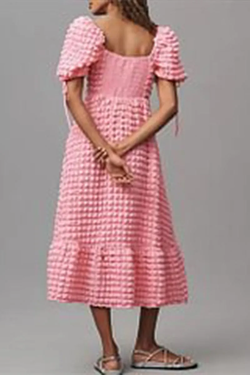 BR3303 Bubble Midi Dress