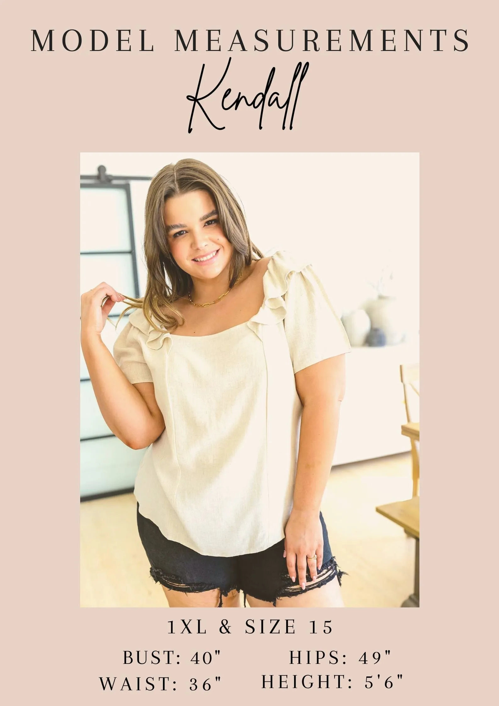 Brianna Boxy Crop Top in Cream
