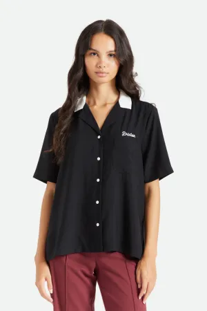 Bunker Block Boyfriend S/S Woven - Black