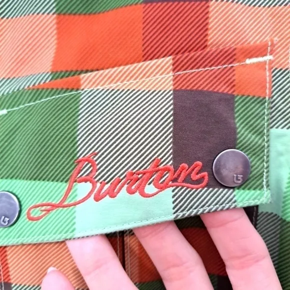Burton 3/2 Geo snowboard coat gren plaid small