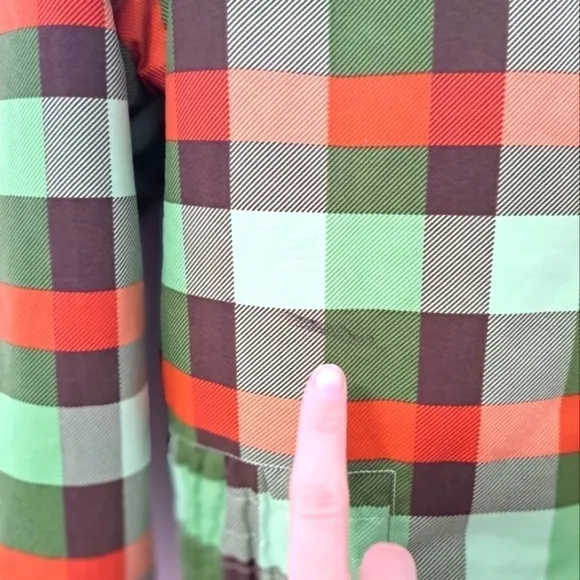 Burton 3/2 Geo snowboard coat gren plaid small