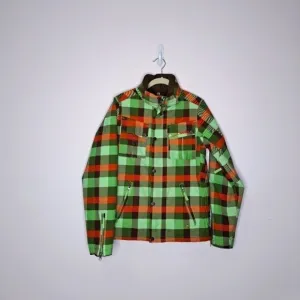 Burton 3/2 Geo snowboard coat gren plaid small