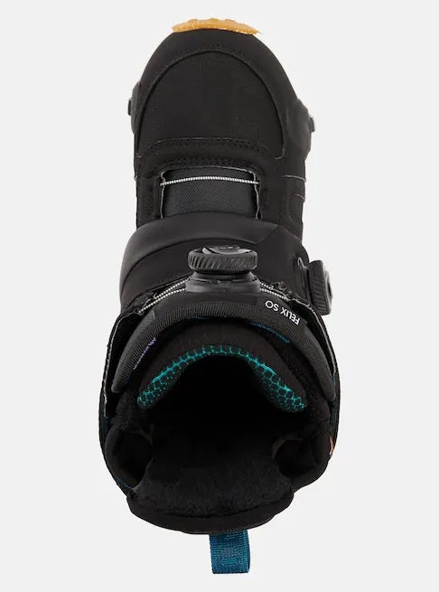 Burton Felix Step On Wide Snowboard Boots Womens 2025 Black