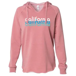 California Cool Stacked Women's Soft Hooded Pullover
