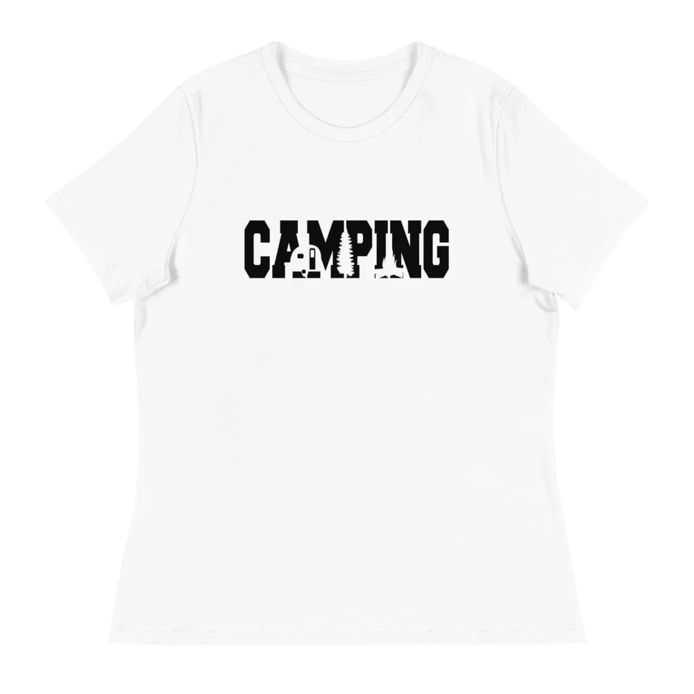 Camping Women's Relaxed T-Shirt