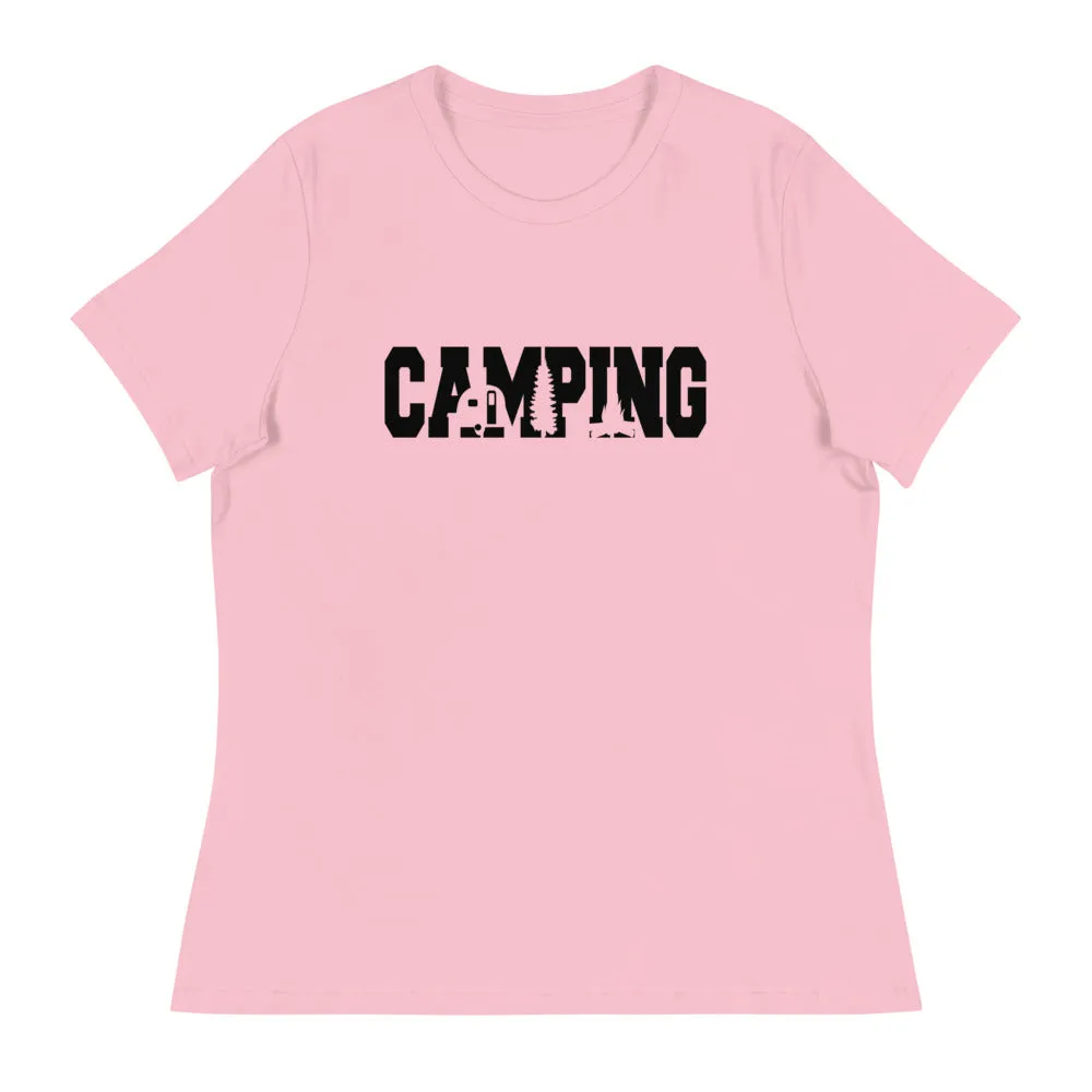 Camping Women's Relaxed T-Shirt