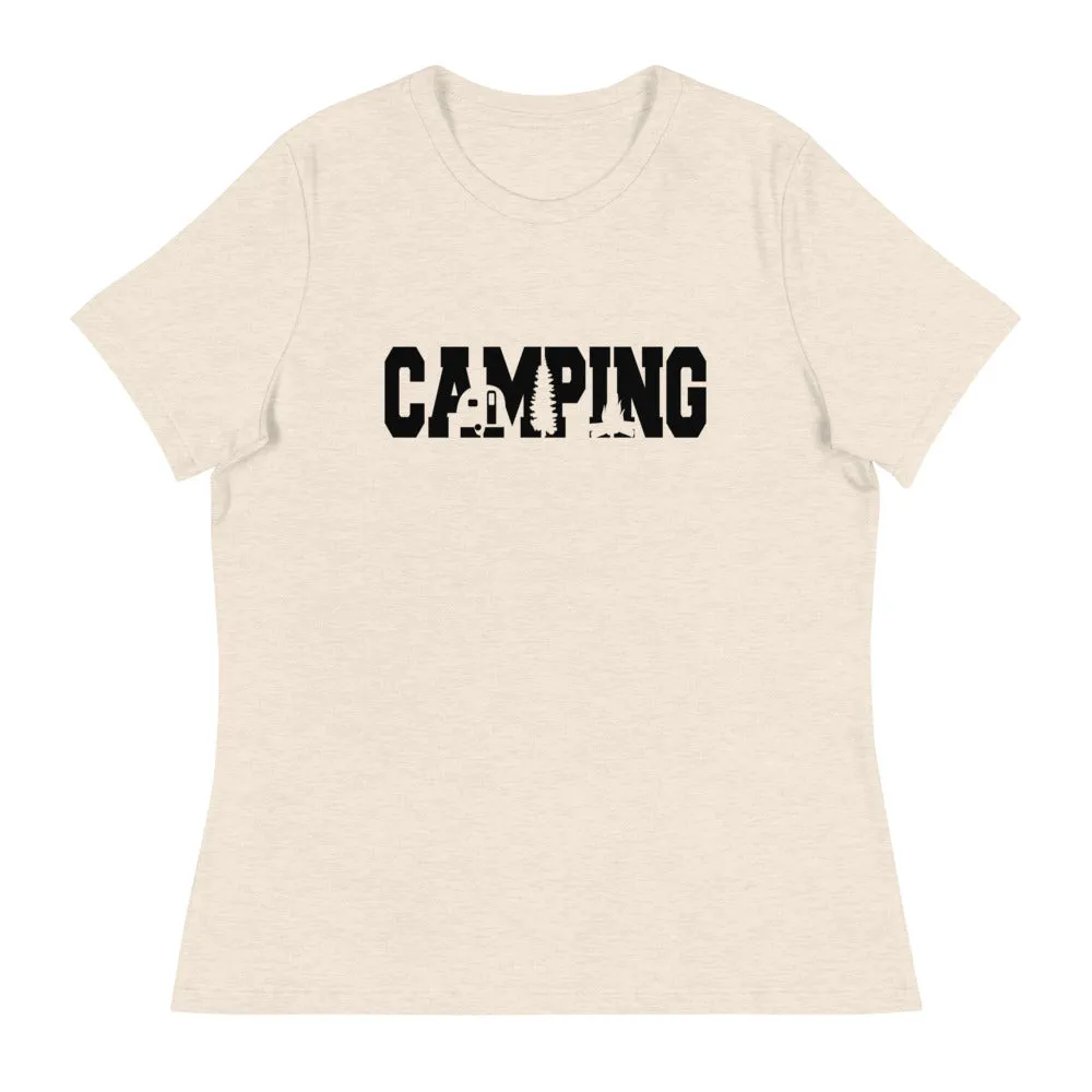Camping Women's Relaxed T-Shirt
