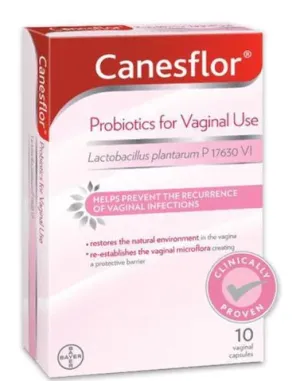 CANESFLOR vaginal probiotic capsule Probiotic Vaginal Capsules X10