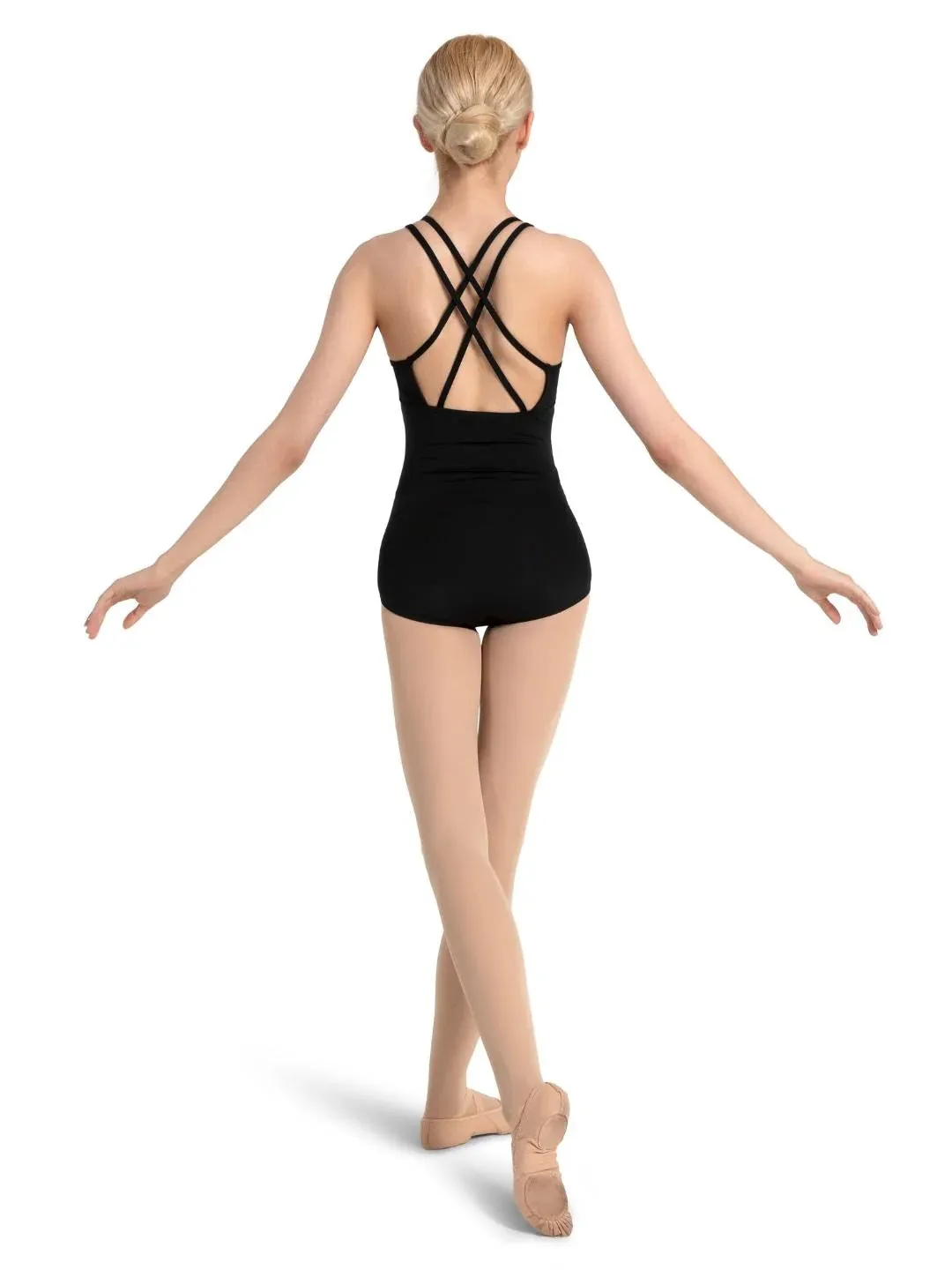 Capezio Adult Double Strap Tank Leotard in Black: Womens XS to XL