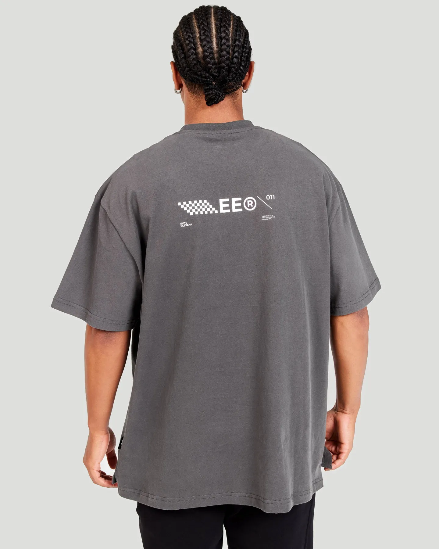 Capital V2 Oversized Tee - Cool Slate