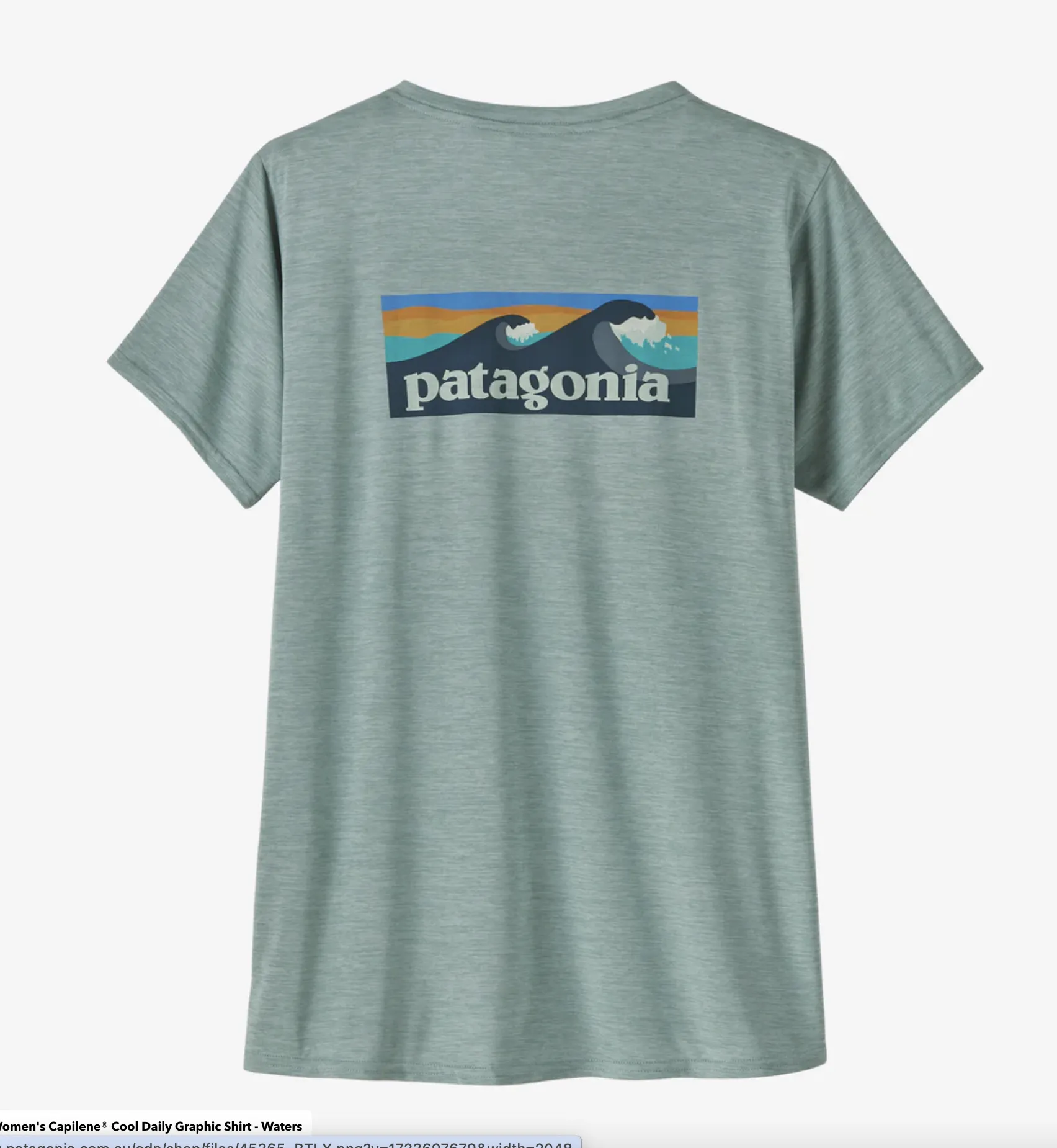 CAPOLINE COOL DAILY GRAPHIC TEE-WATERS-WOMENS