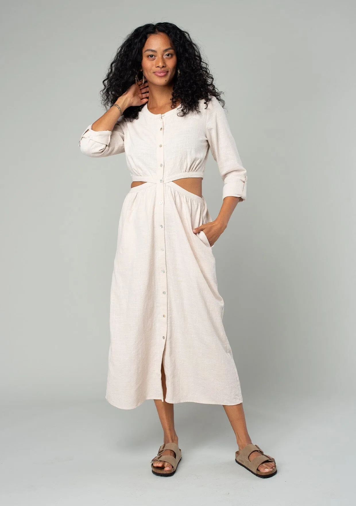 Carlotta Cutout Midi Dress