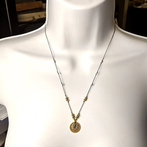Celestine Mixed Metals Necklace