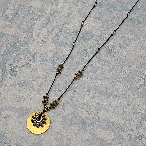 Celestine Mixed Metals Necklace