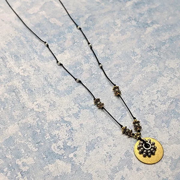 Celestine Mixed Metals Necklace