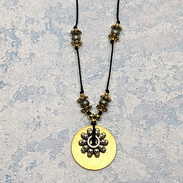 Celestine Mixed Metals Necklace